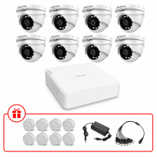 Комплект TurboHD відеоспостереження Hikvision 2МП KIT-DS0146