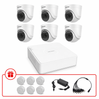 Комплект TurboHD видеонаблюдения Hikvision 2МП KIT-DS0150 с микрофоном