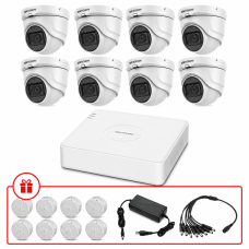 Комплект TurboHD відеоспостереження Hikvision 2МП KIT-DS0153 з мікрофоном