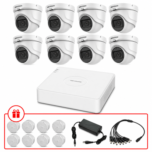 Комплект TurboHD відеоспостереження Hikvision 2МП KIT-DS0153 з мікрофоном
