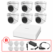 Комплект TurboHD відеоспостереження Hikvision 2МП KIT-DS0154 з мікрофоном