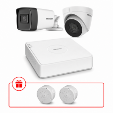 Комплект IP відеоспостереження Hikvision 2МП KIT-DS0197