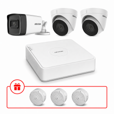 Комплект IP відеоспостереження Hikvision 2МП KIT-DS0198