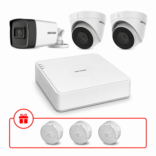 Комплект IP відеоспостереження Hikvision 2МП KIT-DS0198