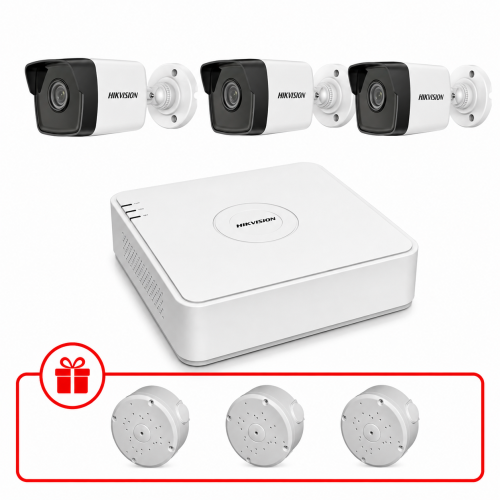 Комплект IP відеоспостереження Hikvision 2МП KIT-DS0209