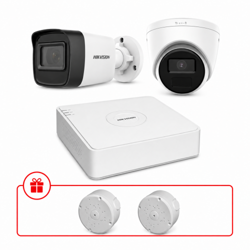 Комплект IP відеоспостереження Hikvision 4МП KIT-DS0233
