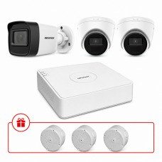 Комплект IP відеоспостереження Hikvision 4МП KIT-DS0234