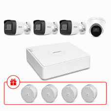 Комплект IP відеоспостереження Hikvision 4МП KIT-DS0238