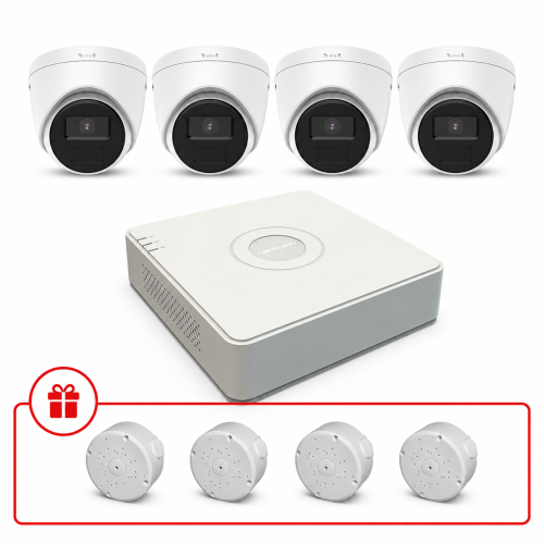 Комплект IP відеоспостереження Hikvision 4МП KIT-DS0242