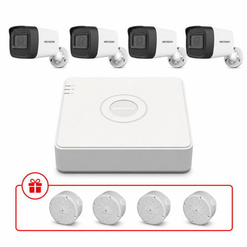 Комплект IP відеоспостереження Hikvision 4МП KIT-DS0246