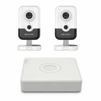 Комплект IP відеоспостереження Hikvision 4МП KIT-DS0266 з мікрофоном
