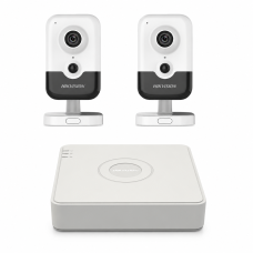 Комплект IP відеоспостереження Hikvision 4МП KIT-DS0266 з мікрофоном