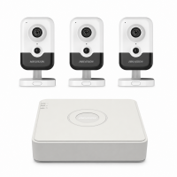 Комплект IP відеоспостереження Hikvision 4МП KIT-DS0267 з мікрофоном