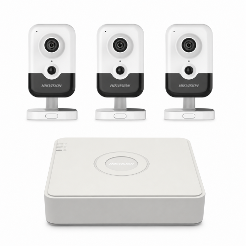 Комплект IP відеоспостереження Hikvision 4МП KIT-DS0267 з мікрофоном