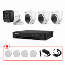 Комплект TurboHD відеоспостереження Hikvision 5МП KIT-DS0162 з мікрофоном