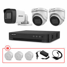 Комплект TurboHD відеоспостереження Hikvision 5МП KIT-DS0179