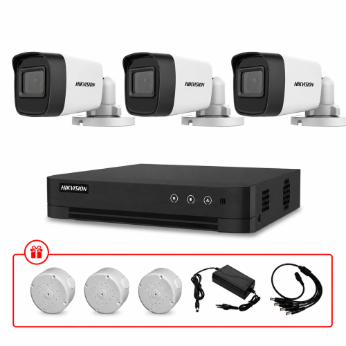 Комплект TurboHD відеоспостереження Hikvision 5МП KIT-DS0184