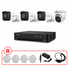 Комплект TurboHD відеоспостереження Hikvision 5МП KIT-DS0185
