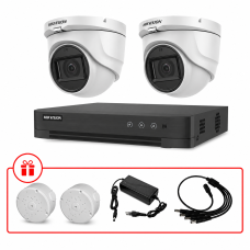 Комплект TurboHD відеоспостереження Hikvision 5МП KIT-DS0188