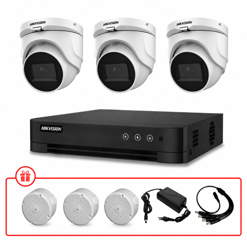 Комплект TurboHD відеоспостереження Hikvision 5МП KIT-DS0189