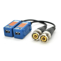 Пасивний приймач відеосигналу 5MP AHD / CVI / TV / CVBSI, 720P / 960P / 1080P - 400/200 метрів, під зажим 