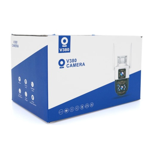 2+2Мп 4G відеокамера з двома об'єктивами вулична SD/карта YOSO YO-IPC41D4MP50 PTZ 2.8mm V380