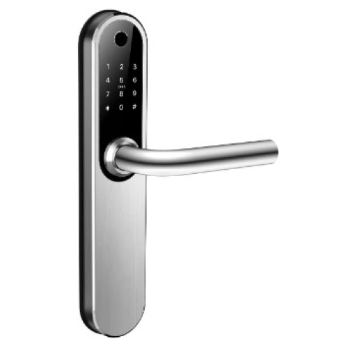 Умный дверной биометрический замок SEVEN LOCK SL-7768BF silver