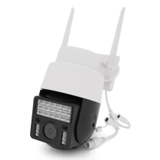 5Мп Wi-Fi відеокамера вулична з сиреною та SD/картою YOSO YO-IPC43D5MP50 PTZ 2.8mm V380