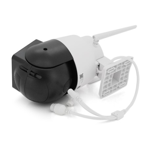 5Мп Wi-Fi відеокамера вулична з сиреною та SD/картою YOSO YO-IPC43D5MP50 PTZ 2.8mm V380