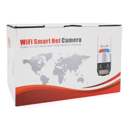 5Мп Wi-Fi відеокамера вулична з сиреною та SD/картою YOSO YO-IPC43D5MP50 PTZ 2.8mm V380