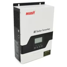 Гибридный ИБП MUST PV18-1012VPM, 1000W, 12V, ток заряда 10/20A, 160-275V, MPPT (60А, 75 Vdc)