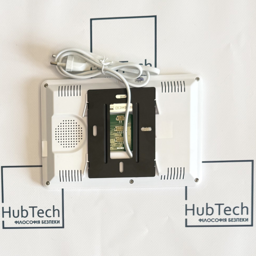 Комплект відеодомофона BCOM BD-710S Kit: відеодомофон 7" white та відеопанель silver