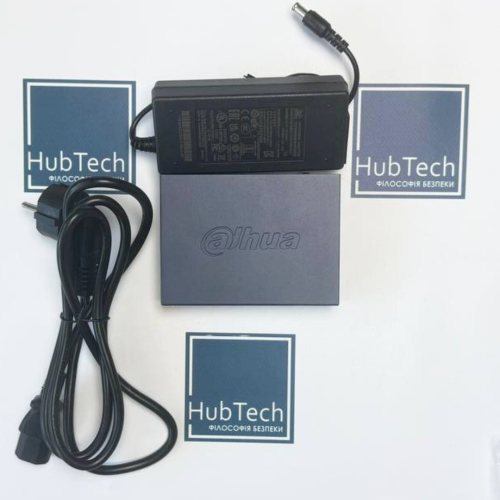 4-портовий керований POE комутатор Dahua DH-CS4006-4ET2GT-36
