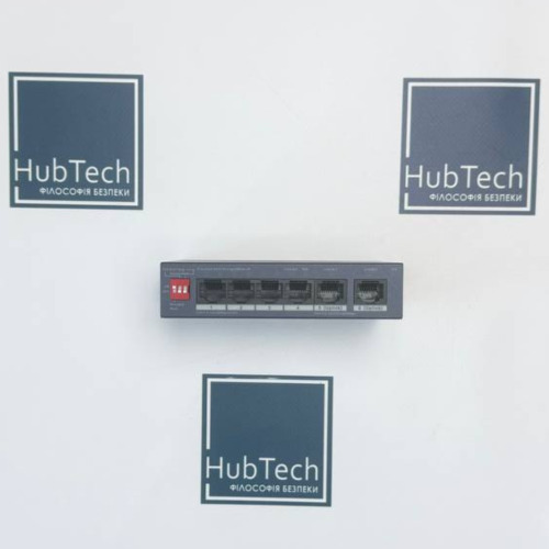 4-портовий керований POE комутатор Dahua DH-CS4006-4ET2GT-36