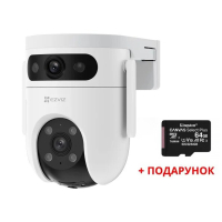 5+5 МП IP PT Wi-Fi відеокамера з двома об’єктивами Ezviz CS-H9C (5MP+5MP)