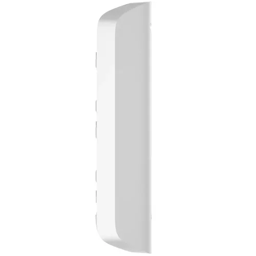 Бездротовий датчик руху «штора» Ajax Curtain Outdoor Mini Jeweller white з технологією подвійного виявлення