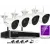 4-канальний  WiFi комплект Hikvision NK42W0H-1T(WD)(D) з 1ТБ диском
