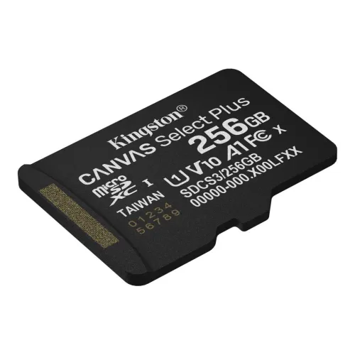 Карта памяти Kingston 256GB microSDXC class 10 UHS-I U3 V30 A1 Canvas Select Plus (SDCS3/256GBSP)