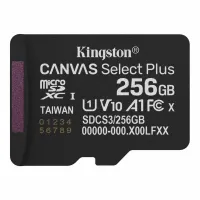 Карта памяти Kingston 256GB microSDXC class 10 UHS-I U3 V30 A1 Canvas Select Plus (SDCS3/256GBSP)