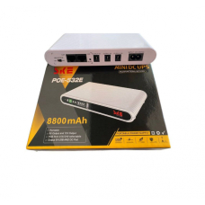 SKE POE-532E. Mini UPS 8800 mAh Lithium Battery (Выходное напряжение: DC 9В / 12В, POE 15В / 24В, USB DC 5В)