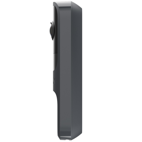 Видеозвонок с WiFi 4Mp Ajax DoorBell Graphite со встроенным искусственным интелектом и ИЧ-датчиком движения