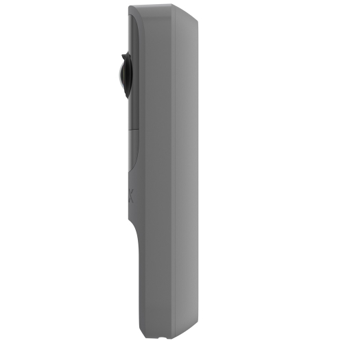 Видеозвонок с WiFi 4Mp Ajax DoorBell Gray со встроенным искусственным интелектом и ИЧ-датчиком движения