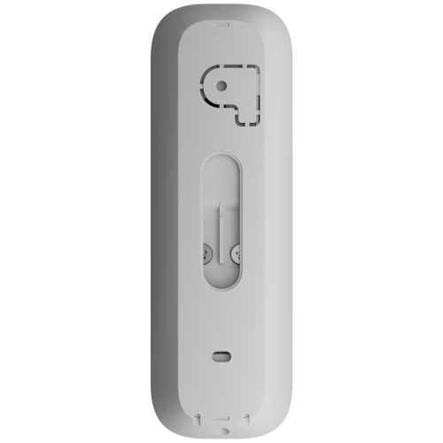 Видеозвонок с WiFi 4Mp Ajax DoorBell White со встроенным искусственным интелектом и ИЧ-датчиком движения