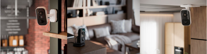 4 МП IP Відеокамера з Wi-Fi Ajax IndoorCam (2.8мм) black