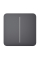 Выключатель Ajax LightSwitch 2-gang Graphite двухклавишный