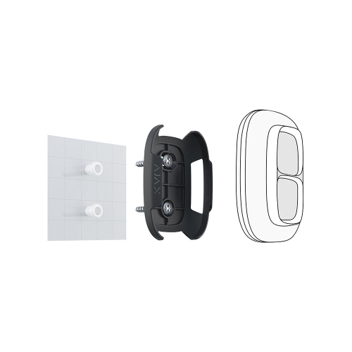 Держатель для тревожной кнопки Ajax Holder for Button/Double Button BLACK