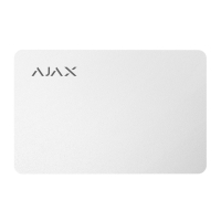 Бесконтактная карта управления Ajax Pass white (10pcs)