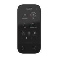 Клавиатура Ajax KeyPad TouchScreen (8EU) black