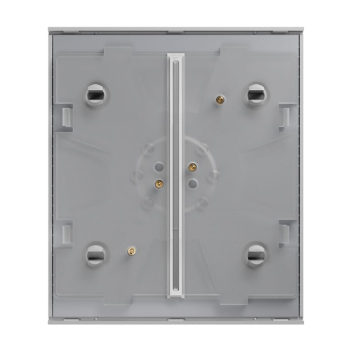 Кнопка Ajax CenterButton (2-gang) black для двухклавишного выключателя