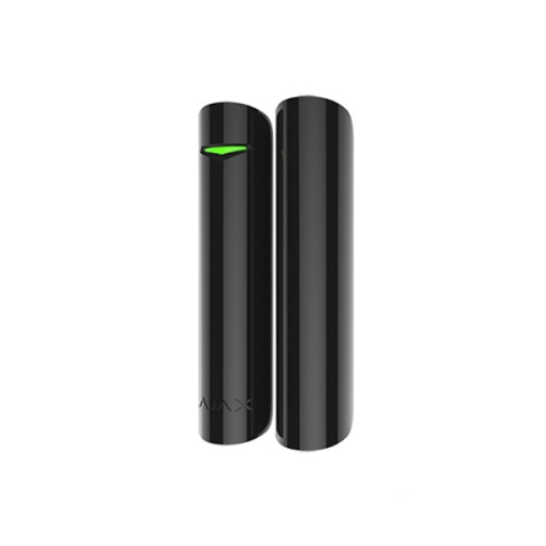 Бездротовий магнітоконтактний сповіщувач з сенсором удару та нахилу DoorProtect Plus (black)